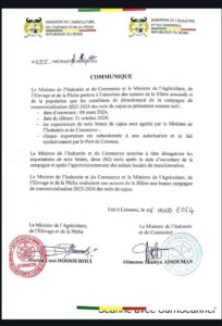 Le gouvernement situe les acteurs sur la campagne de commercialisation du cajou