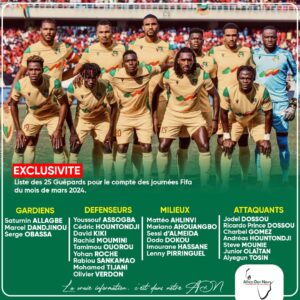 Liste des Guépards dévoilée par Gernot Rohr
